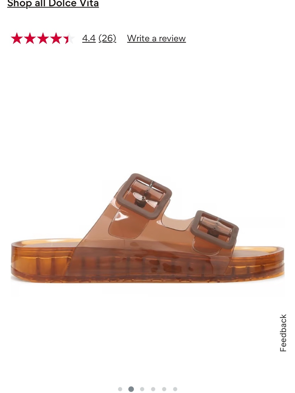 Women's Julio Jelly Sandal size 8